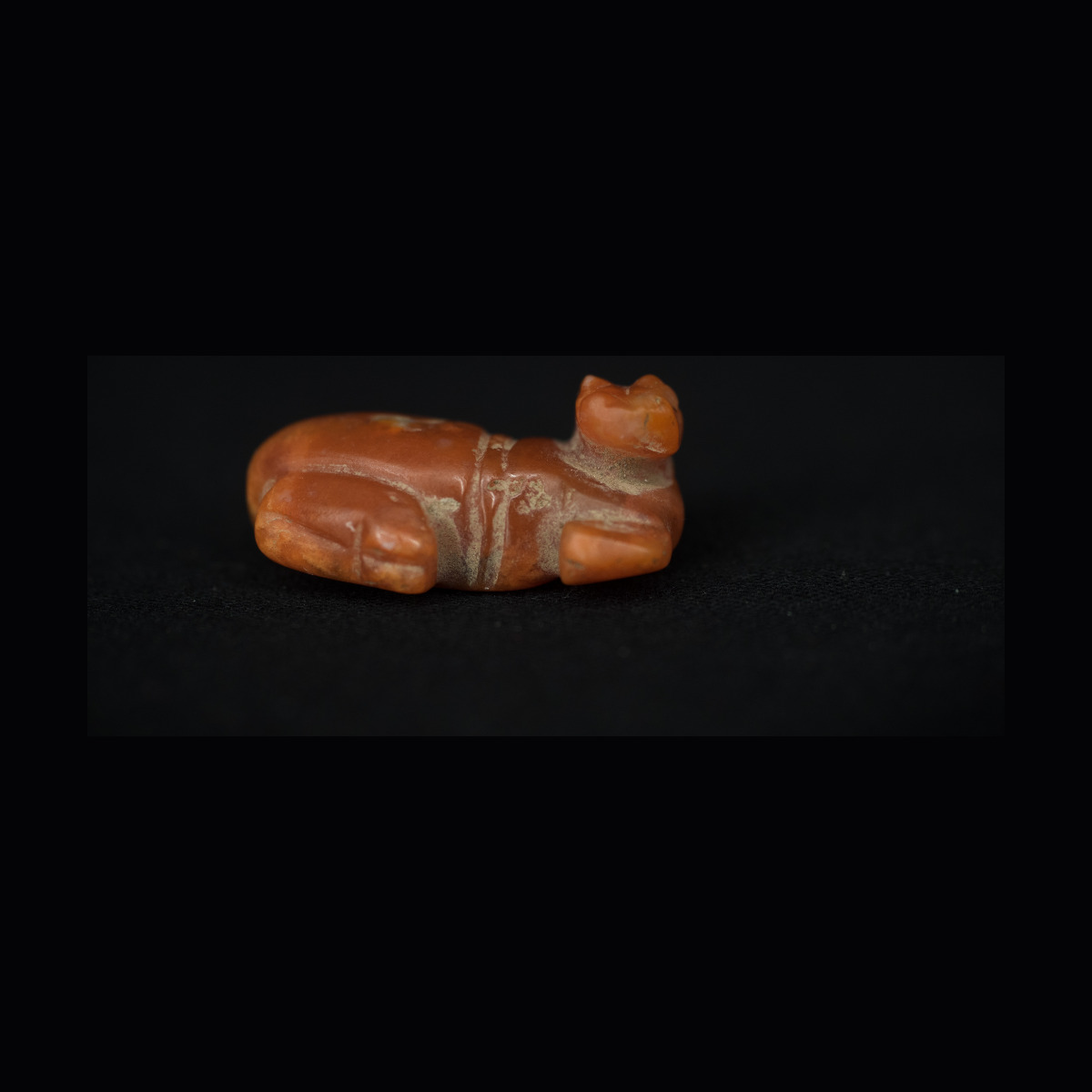 Rare hippopotame couché thumbnail 2
