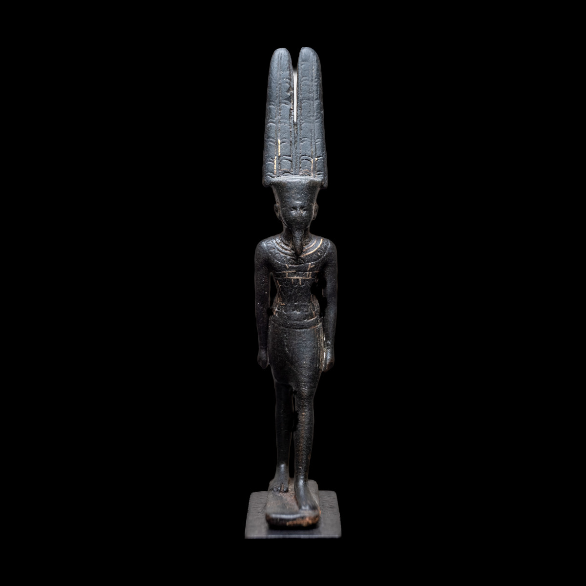 Statuette votive représentant le dieu Amon
