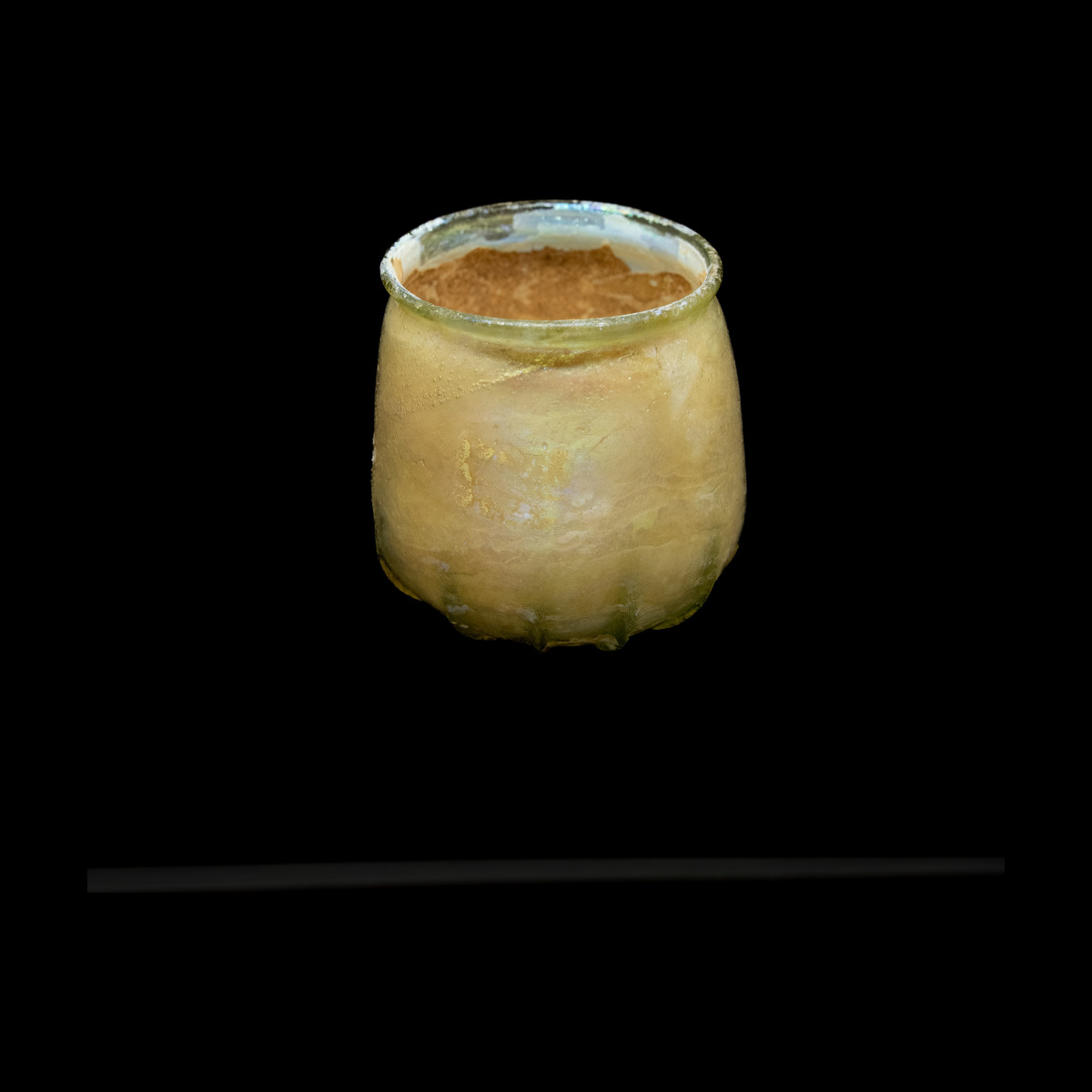 Gobelet en verre soufflé