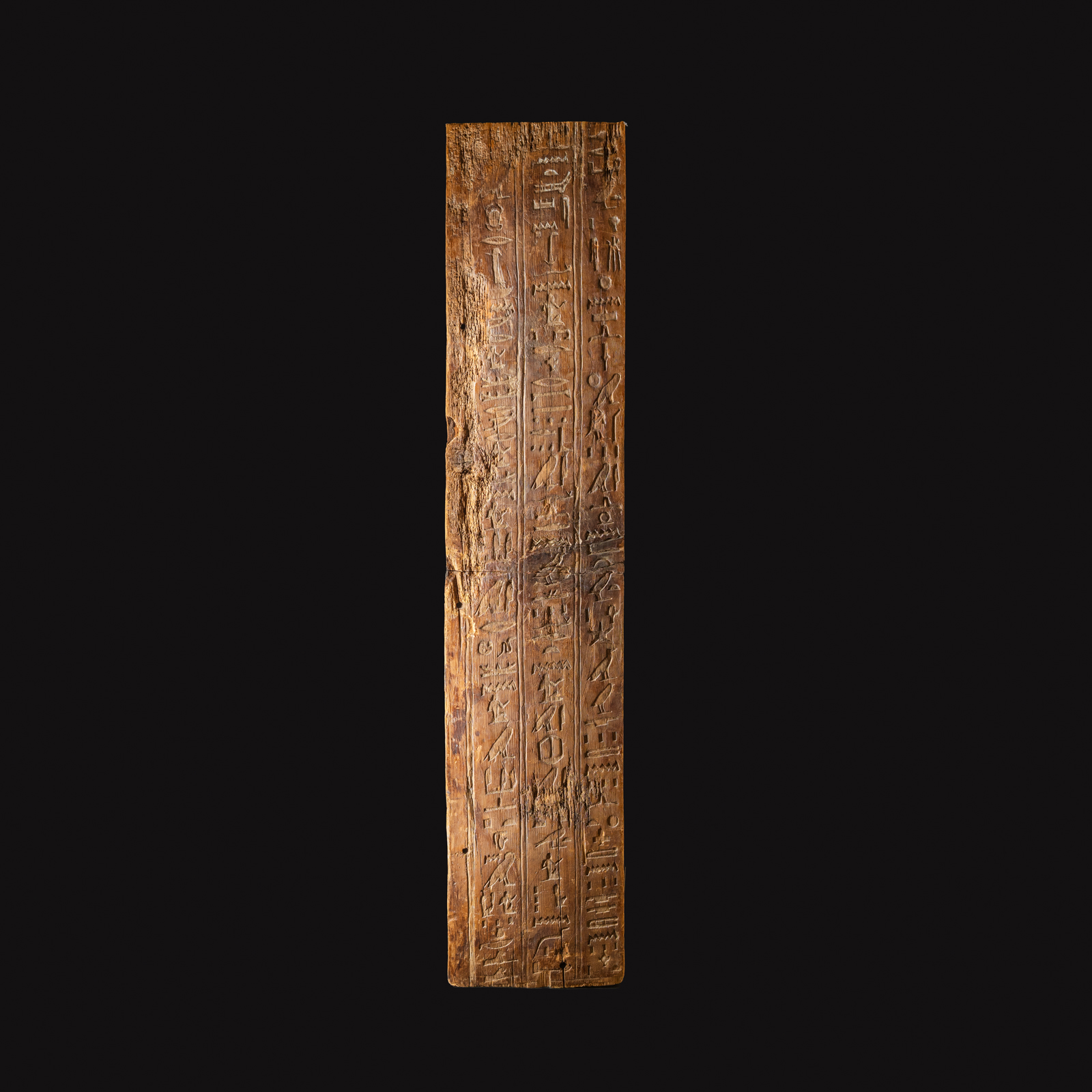 Panneau de sarcophage inscrit  et traduit