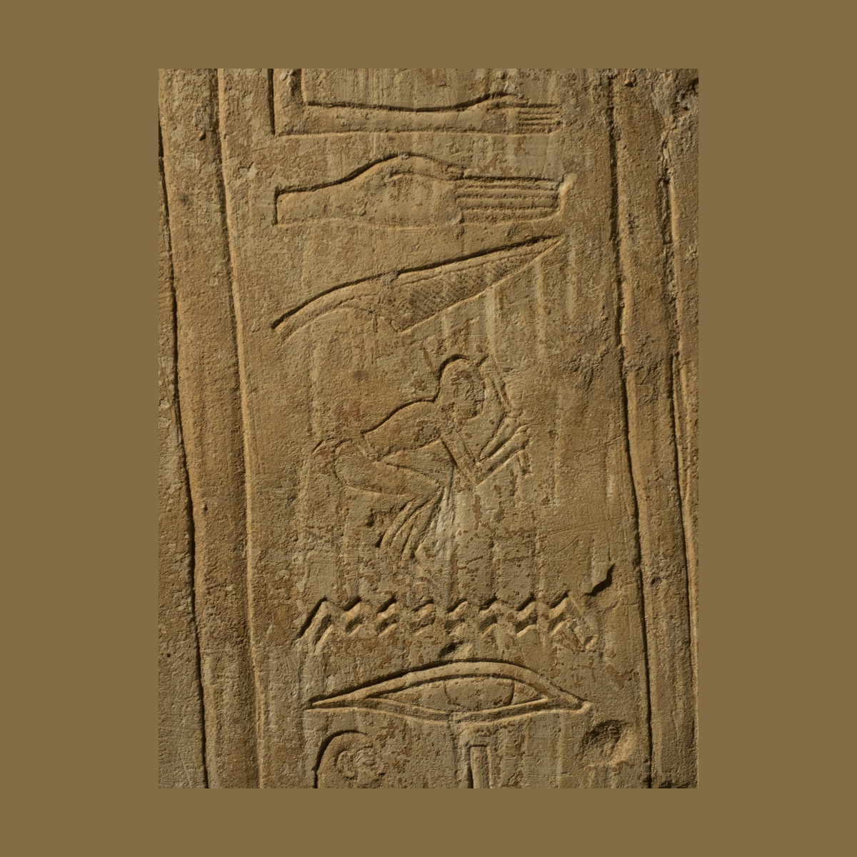 Relief à texte hiéroglyphique thumbnail 3