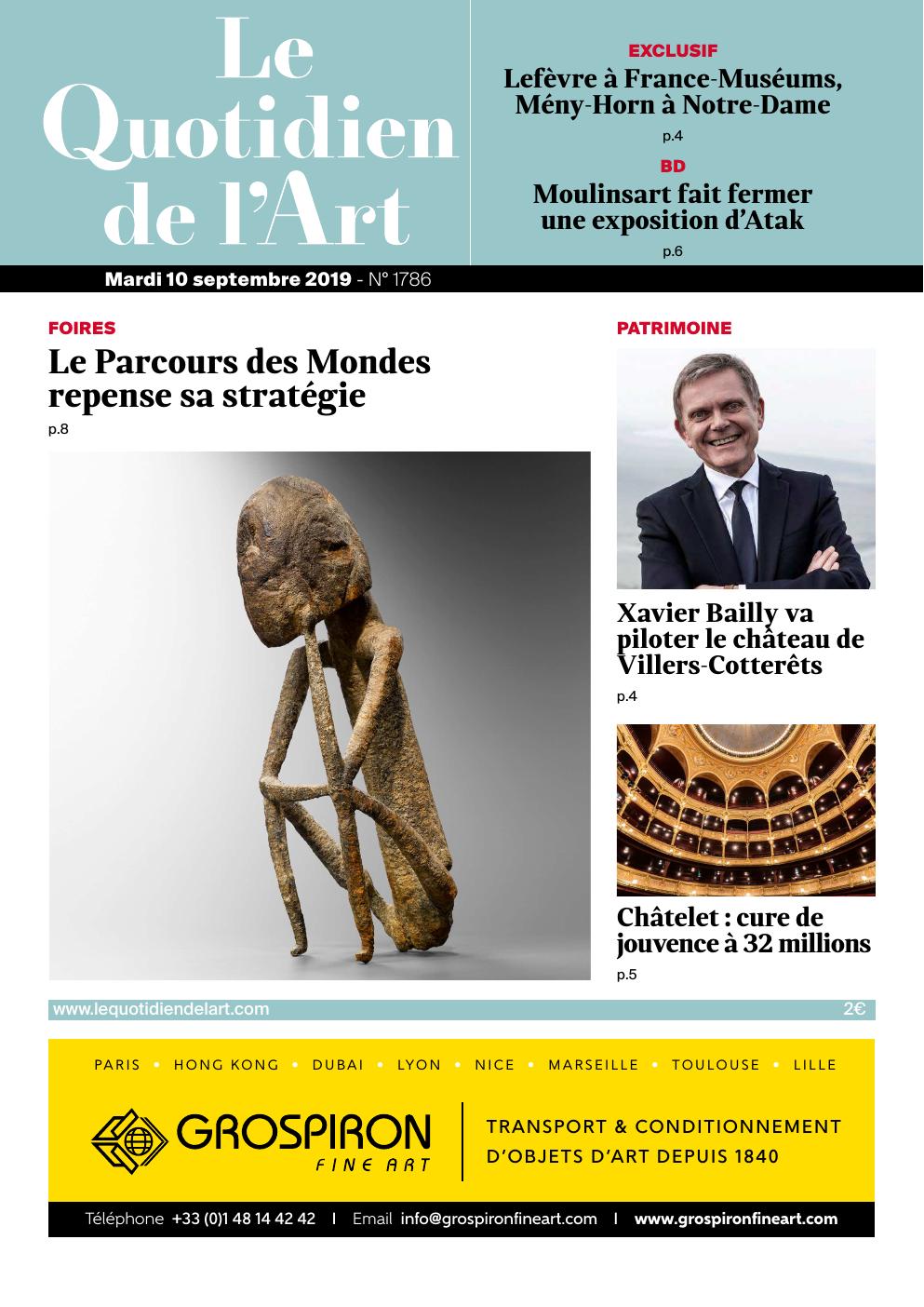 Le Quotidien de l’Art — Le Parcours des Mondes repense sa stratégie