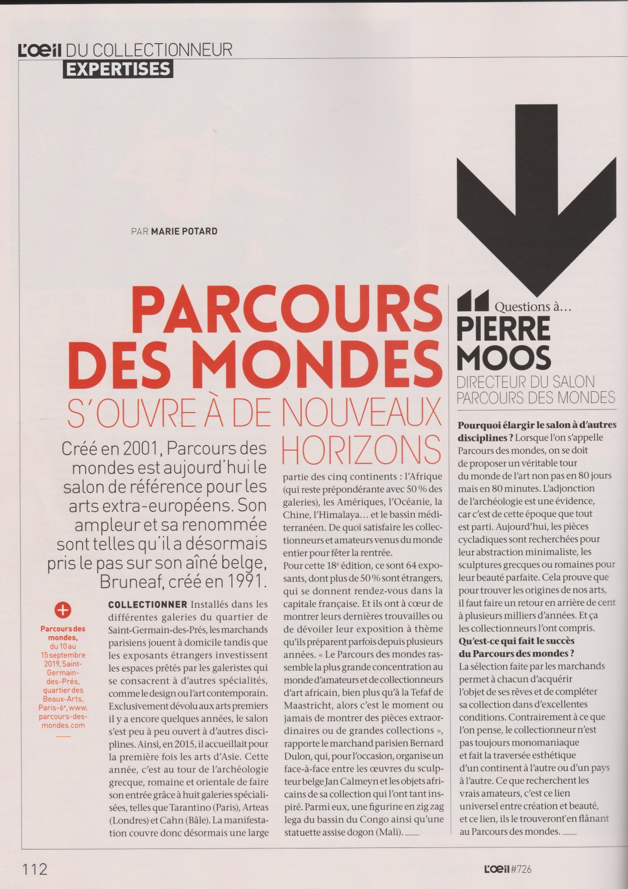 L’Œil — Parcours des mondes s'ouvre à de nouveaux horizons